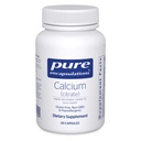 Calcium (Citrate) - Supplemento per Bone, Teeth, Colon e Cardiovascular Health Support* - con Citrato di Calcio Premium - 60 capsule