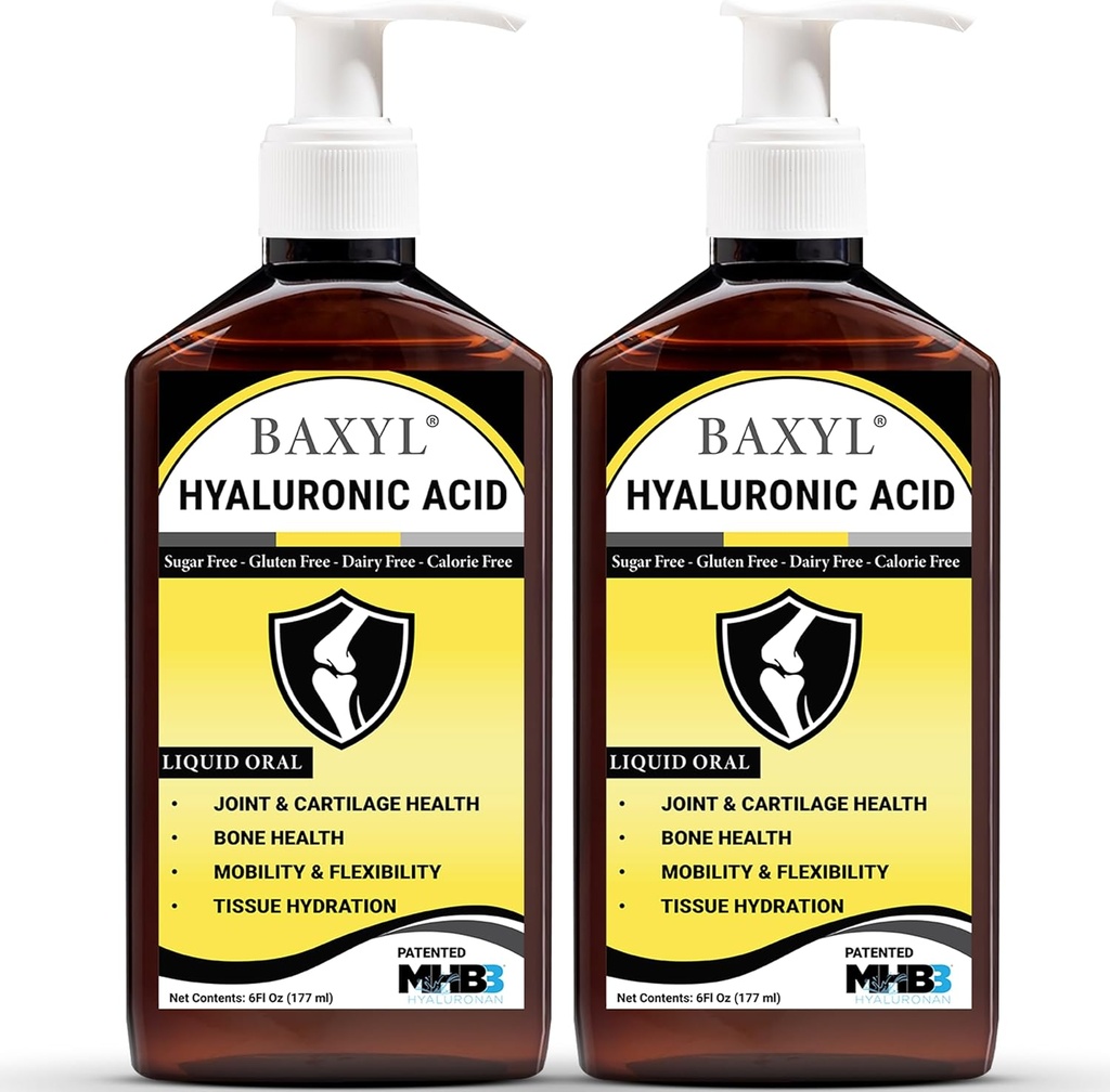 Integratore acido ialuronico liquido BAXYL per il sollievo congiunto - 6 oz.