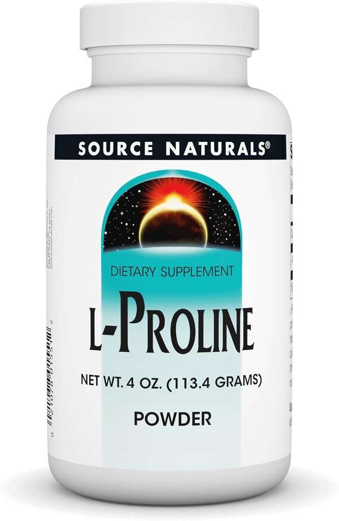 Fonte Naturals L-Proline Polvere - 4 oncia