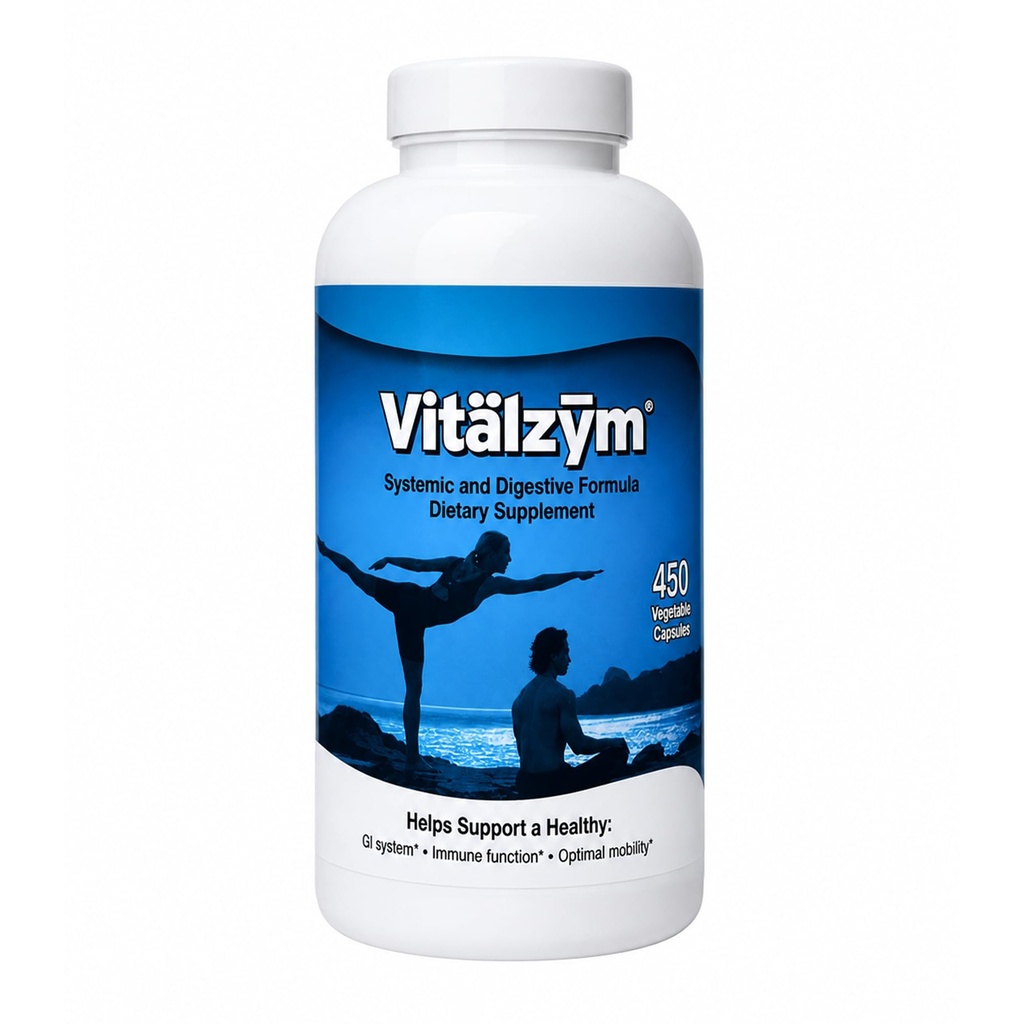 Originale Proteolytic Systemic Digestive Enzyme Formula Serrapeptase Fonte | Supporto Immune e Congiunto Aumentare il flusso sanguigno Funzione Cardio | Uomini sani Donne (450 capsule)