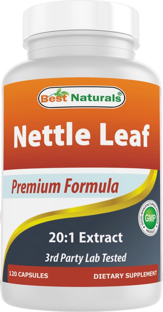 Best Naturals Nettle Leaf Extract 5000 mg Equivalent Per Serving- 120 capsule
