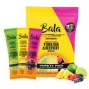 Bala Enzyme Hydration & Sugar-Free Drink Mix - Turmerico, Bromelain, Papain - Immunità, Mobilità - Varietà Pack 0.25oz (12 Conte)