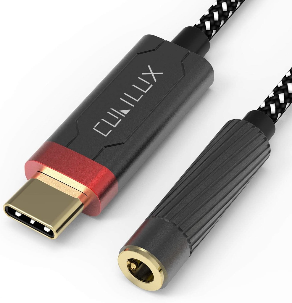 Cubilux HiFi USB C Amplificatore per cuffie con ESS9118EC DAC, USB C a 3.5mm Adattatore audio per iPhone 15+/15, iPhone 15 Pro Max, iPhone 16/16Pro, Samsung S24/S23/S22 Tab S9/S8/S7, Pixel 8/7/6 Pro Più