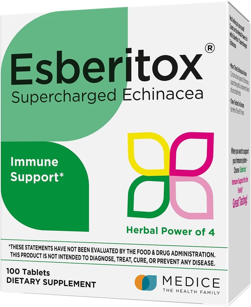 Supercharged Echinacea – 100 compresse – Integratore di erbe di supporto immunitario con Radice di Indigo Selvatico & Viola Coneflower – Testato clinicamente – Made in Germany