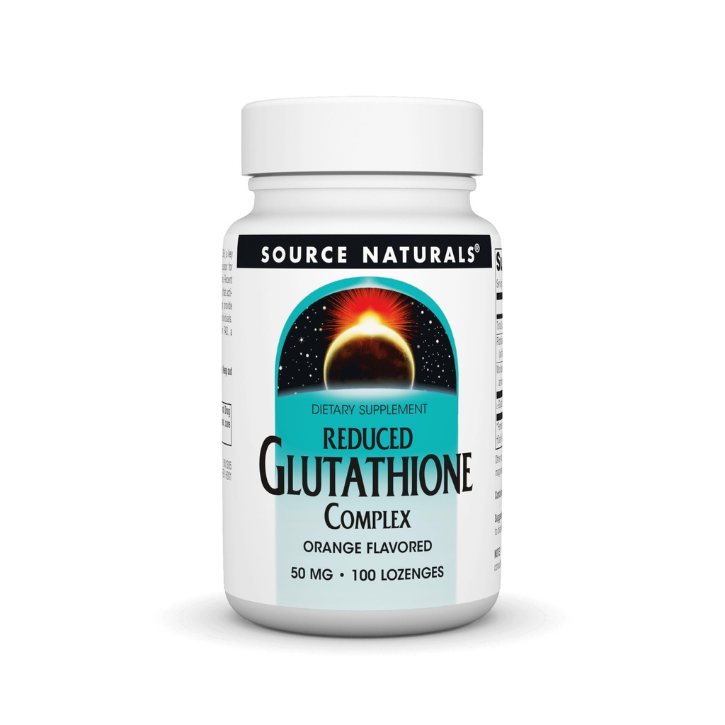Fonte Naturals Ridotto Glutathione Complex 50 mg Arancione Aromaed - 100 Lozenges