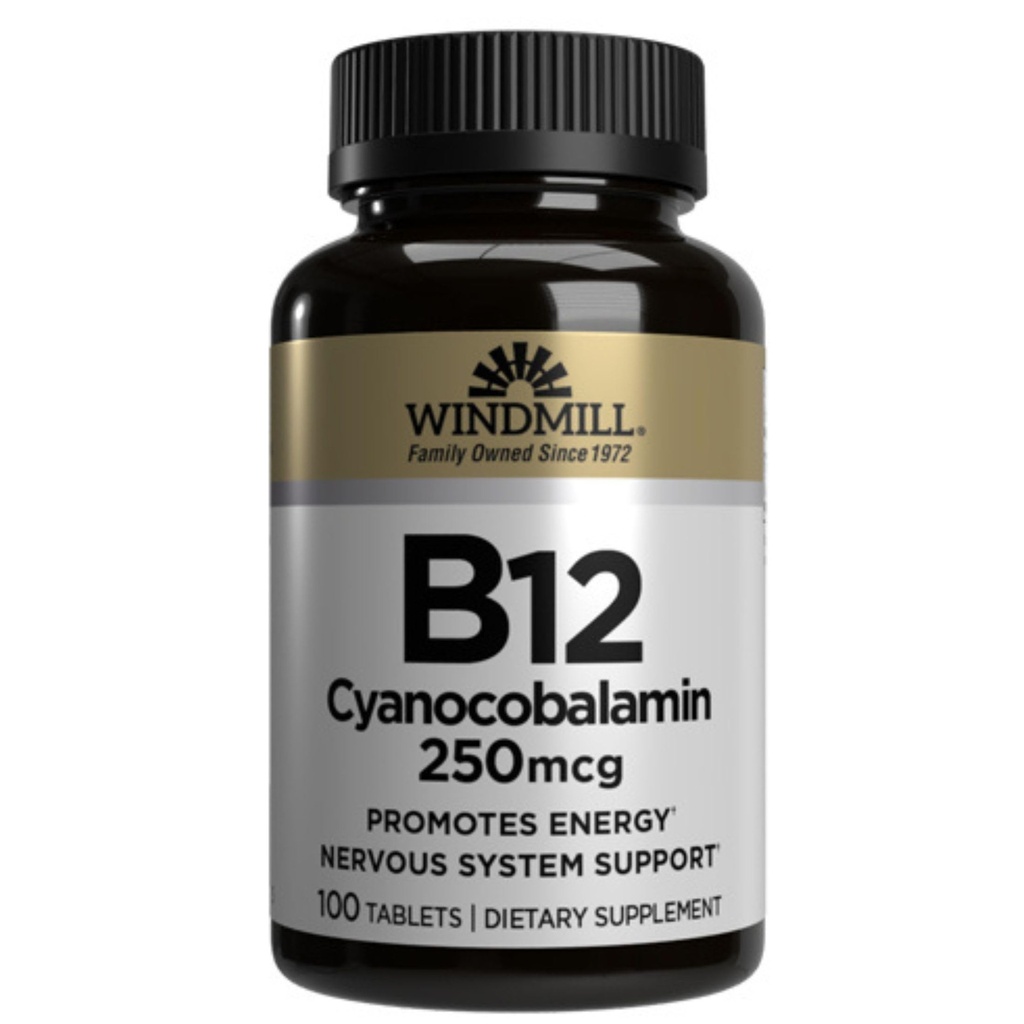 Vitamina B-12 TABS 250 MCG WMILL Dimensioni: 100