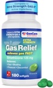 GenCare -Extra Strength Gas Relief Simethicone 125mg (180 Softgels) Massima resistenza Anti Gas Pillole per Bloating Relief, Pressione & Discomfort - Confronta con Generic Extra Strength Gas X