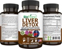 BioFinest fegato Detox Supplemento - 22 Nutrienti Latte Thistle Artichoke Celery Seed Chanca Piedra Beet Root Dandelion Turmeric Ginger - Alcohol Cleanse Energy Digestion Metabolism (120 Veg. Capsules)