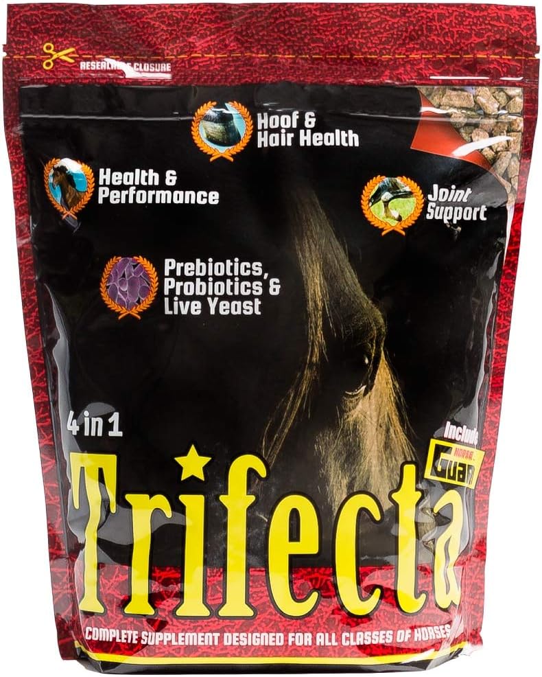 Guardia di cavallo Trifecta 10 lb, 4 minerali di vitamina Equine in 1 supplemento completo