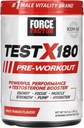 FORCE FACTOR Test X180 Pre-Workout Polvere & Energy Supplement, Boost Focus & Endurance, Build Muscle & Strength, Nitric Oxide Supplement with Ashwagandaha & L-Citrulline, Fruit Punch, 30 Servings