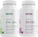 Ricevuto. Bundle: Sustenance Daily Fruits & Veggies (120 capsule) + Beetroot Boost (180 capsule) - Natural Energy Boost &amp; Total Wellness - US Made, Vegan-Friendly