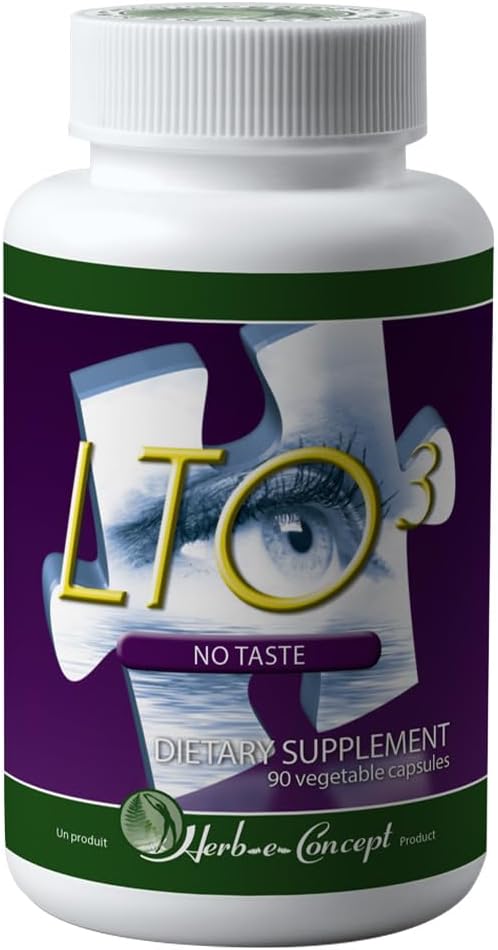 LTO3 Nessun gusto con L-teanina, Omega 3 e Skullcap - Concentrazione & Focus (90 Caps)