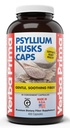Yerba Prima Psyllium Husks Caps, 625 mg, 400 capsule - Fibra naturale per gli uomini e le donne - Supplemento di supporto di regolarità