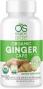 | Organic Ginger Capsule | Digestive Health Support | USDA Certified Organic, Non-GMO, Vegan | 60 Easy-to-Swallow Capsule per il benessere naturale