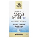 Solgar One Daily Men's Multi 50+ Supporto per il corpo intero per gli uomini 50 e più vecchi Altamente assorbibile Rilascio Cuore, Energia, Stress, Muscolo, Bone, Supporto alla prostata Vitamina 60 Capsule Vegan, 60 Serve