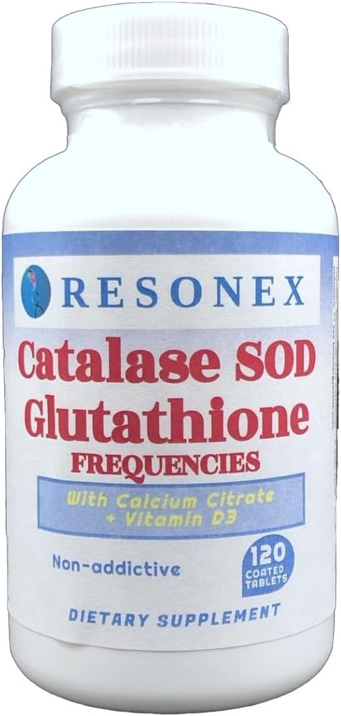 Catalasi, Superossido dismutasi (SOD), e Glutathione Frequenze- 120 compresse