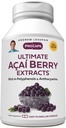 ANDREW LESSMAN Ultimate Açai Berry estrae 60 capsule - Fornisce costituenti di bacche di Acai beneficiali standardizzati, antiossidanti ricchi. Miscela ad alta potenza. Composti protettivi. Nessun Additivo