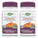 Estratto di Max Potency Premium Turmeric Way della Natura - Supplemento currico per il supporto misto* - con Estratto di curcuma - per gli uomini e le donne - Gluten Free - 60 capsule vegane (Pack of 2)