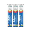 Nutrazul Calcium + Vitamina D3 Tablet effervescenti | 60 compresse | Supporta la salute e la manutenzione di ossa | per adulti e bambini | Limoni aroma