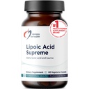 Progetti per l'acido lipoico della salute Supreme - 300mg acido lipoico alfa con Taurina - Vegan, supplemento ALA non OGM (60 capsule)