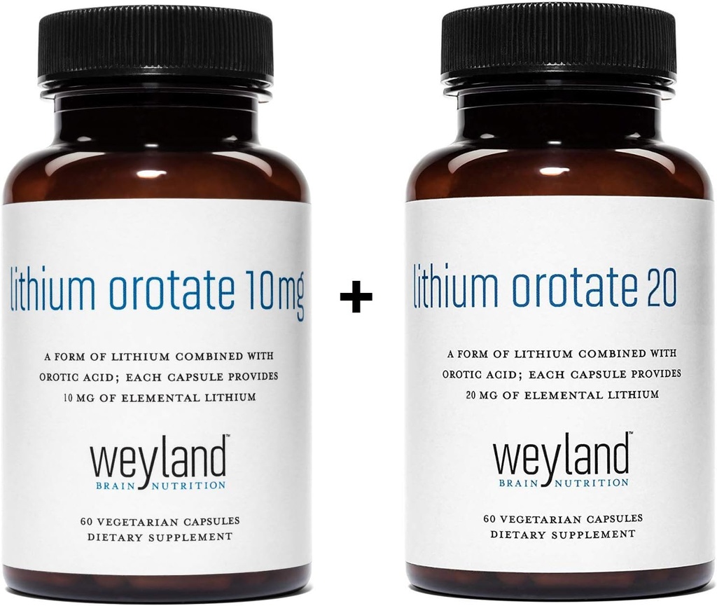 Orotato di litio 10mg + Orotato di litio 20mg
