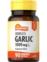 Sundance Odorless Aglio Softgels | 1000mg | 90 Count | Non OGM e Gluten Supplemento gratuito
