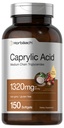 Horbaach Caprylic Acid 1320mg Supplemento | 150 Softgel Capsules | da MCT Oil | Non-GMO & Gluten Free