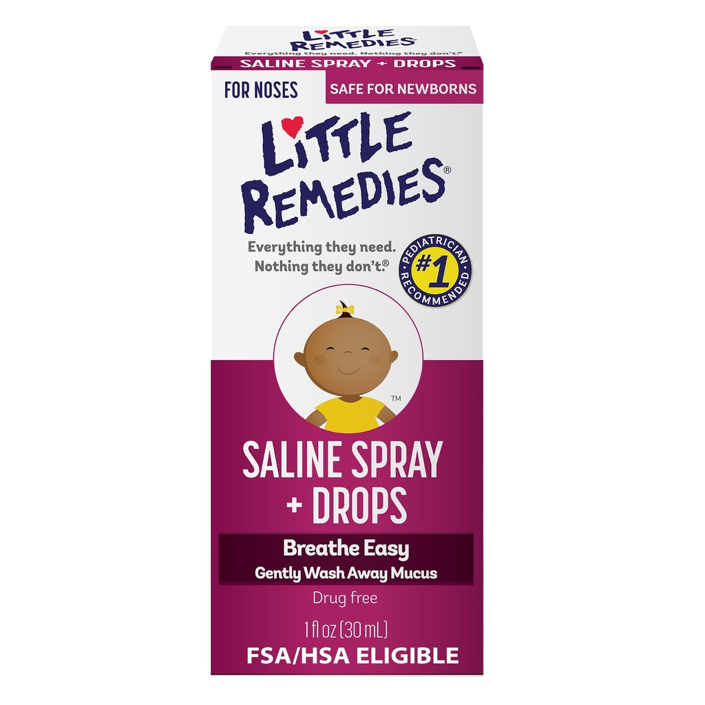 Gocce di spruzzo Saline, 1 Fl Oz