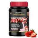 ALLMAX Nutrition ISOFLEX Isolato di proteine del siero, fragola - 2 lb - 27 grammi di proteine per Scoop - Zero Fat & Sugar - 99% Lattosio Libero - Gluten Free & Soy Free - Circa 30 Serve