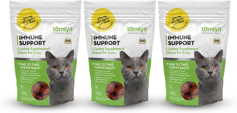 Tomyln Supporto Immune L-Lysine Integratore Nutritivo 2.65oz ciascuno (3 Confezione)