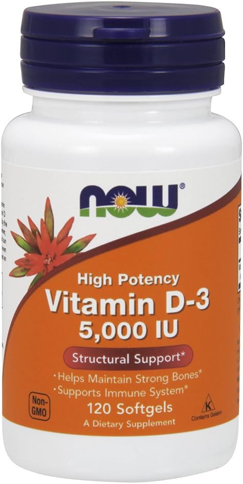 NOW Alimenti Vitamina D3 5000 Iu (360 (120X3))