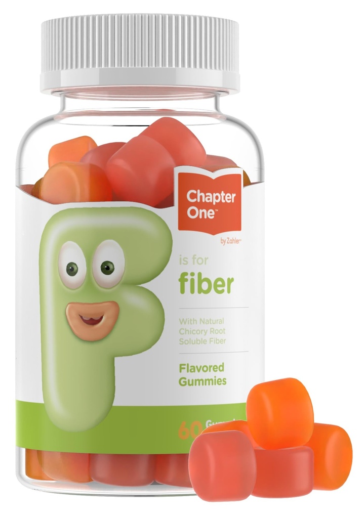 Zahler - Fiber Gummies per adulti e bambini (60 Conte) Certificati Kosher Adult & Kids Fiber Gummy Chews for Digestion Support, Regolarità sana & Salute complessiva - Chewable Children's Fiber Supplements