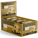 Autentico Bar Chocolate Chip Cookie Dough Protein Bars - Meal Sostituzione Proteine Snack Bars w/ 15g Isolato di proteine del siero, Peanut Butter Foundation, Grassi sani, naturalmente addolcito - 12 Pack