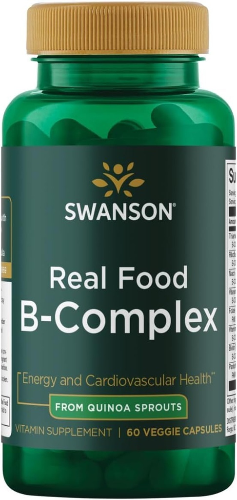 Swanson vera vitamina B-Complex 60 capsule di veg