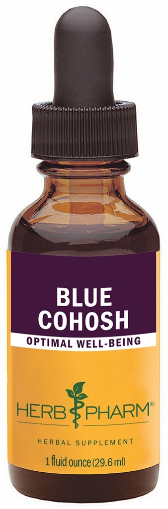 Estratto di liquido di cohosh blu organico certificato Pharm - 1 oncia