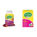Culturelle Daily Probiotic per Bambini + Veggie Fiber Gummies (Ages 3+) - 60 Conte & Kids Chewable Daily Probiotic per Bambini, Età 3+, 30 Conte