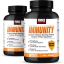 FORCE FACTOR Immunity, Supporto Immune Booster con Elderberry e 1000mg di vitamina C, Plus Vitamina D, Zinco, Probiotici, Antiossidanti e Echinacea per la difesa della salute immunitaria, 90 Conte (Pack of 2)