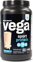 Vega Sport Protein Powder Vanilla (14 porzioni, 20.4 oz) - Polvere proteica vegana vegetale, BCAAs, amminoacido, tart cherry, non latticini, senza glutine, non OGM (paccheggio May Vary)