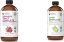 Prodotti naturali completi Tratto urinario Complete 12oz & Liver Complete 16oz Bundle