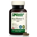 Okra Pepsin E3 - Salute Digestiva Tutto Cibo, Colesterolo, Bowel e Bowel Cleanse con Pepsin, Alfalfa, Spagnolo Moss, Buckwheat e Okra, Gluten Free - 90 Capsule
