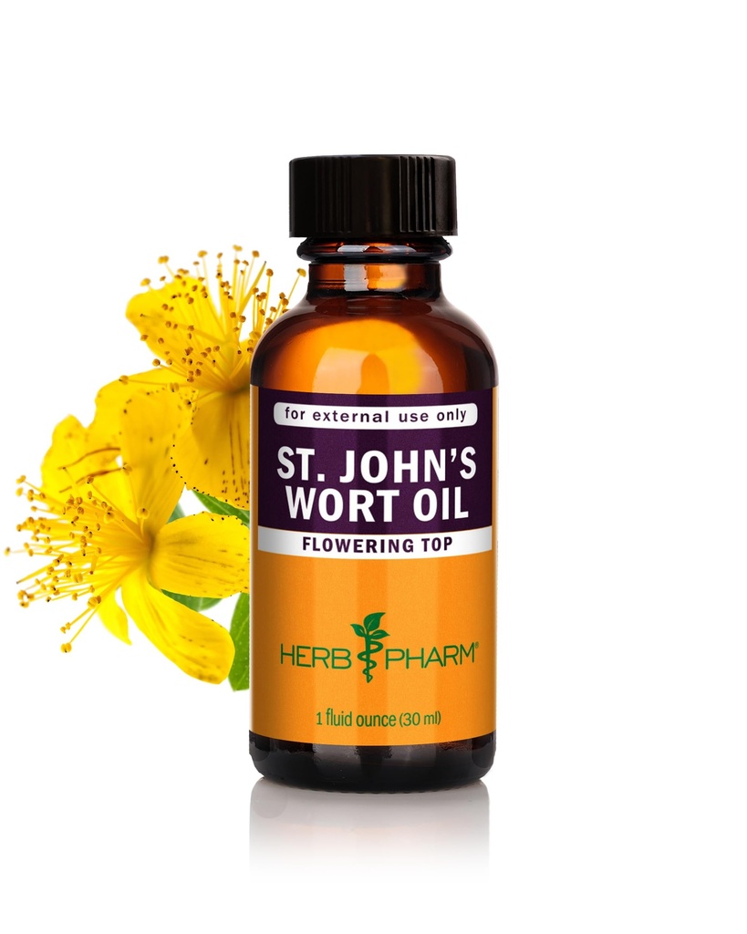 Herb Pharm St. John's Wort Topical Oil - 1 oncia