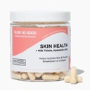 Skincare Supplement | Prevenire la perdita di collagene | Promuove l'apparizione giovanile e la pelle più luminosa | Silimarina attiva, acido ialuronico, peptidi di collagene | capsule vegane (90)