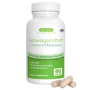 Igennus High Strength Ashwagandha Stress Relief Complex, L-teanina & Magnesium & KSM-66 Estratto di radice Adaptogens, Vitamine B etilate, Supporto per il sonno e la calma, Etichetta pulita, 60 capsule ad azione rapida