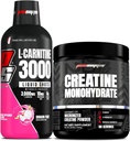 PROSUPPS L-Carnitina 3000 Stimolant Liquid Shots (31 Serve, Dragon Fruit) e Creatina 300 Monoidrato (60 Serve) Bundle