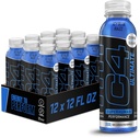 Cellucor C4 Ultimate Non-Carbonated Zero Sugar Energy Drink, Pre Workout Drink + Beta Alanine, 12 Fl Oz (Pacchetto di 12)