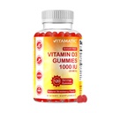 Vitamatic Sugar Free Vitamin D3-120 Pectin Based Gummies - Grande Gusto - Bones sano, Mood & Immune Funzione di sistema - Non-OGM - 120 Serve (1000 IU)
