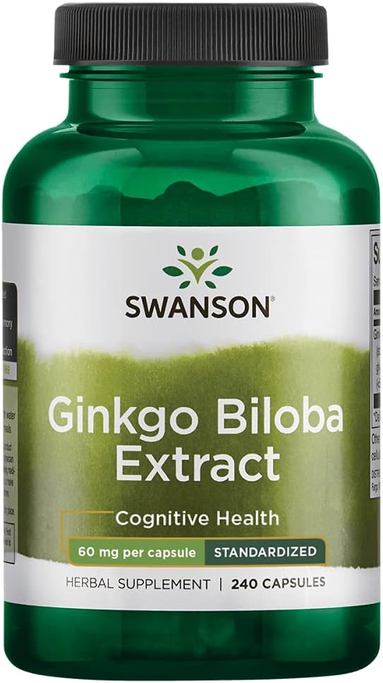 Estratto di Cigno Ginkgo Biloba 24% 60 Milligrammi 240 capsule