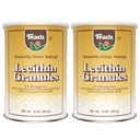Fearn Natural Foods Soy Lecithin Granules – Emulsionante grasso con Nutrienti essenziali per la salute, migliora la Texture di torte, pane & DIY Gummies, 16 Oz (Pack of 2)