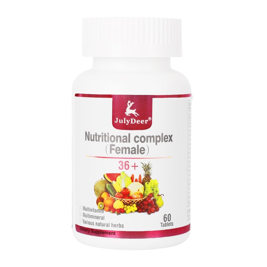 Un Multivitaminico Giornaliero per le Donne - Multiminerale Completa & Multivitamina con Vitamina A, C, D, E e B-Complex, Zinc & More Vitamine per Immunità, Energia, Capelli, Pelle & Unghie - 60 Tavole