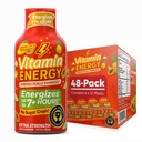 Vitamin Energy Focus+ Extra Strength Energy Shot Tropical Infusion 48 Pack, 260mg Natural Caffeine, B-Vitamins, CoQ10, Aminoacidi, Focus, Produttività & Clarity, Zero Sugar, Gluten-Free, 1.93 fl oz